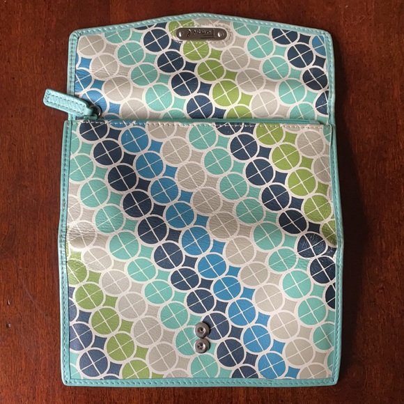 Fossil Blue-Toned Genuine Leather Wallet - Picture 6 of 7